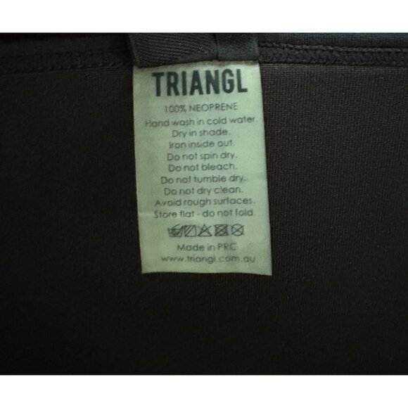 Triangl Swimwear Chloe Neoprene Bikini Bottom ONLY in White Black Medium - Picture 10 of 12